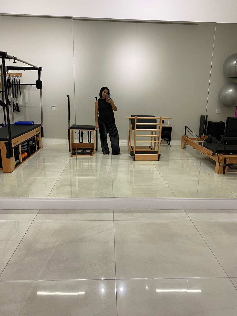Ambiente do estúdio de Pilates Paula Pereira